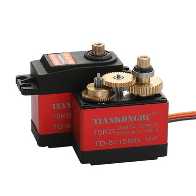 Good price TIANKONGRC TD-8115MG 15KG 4.8V-7.4V Waterproof Metal Gear Digital Servo With High Torque For RC Remote Control Car Model Vehicle online