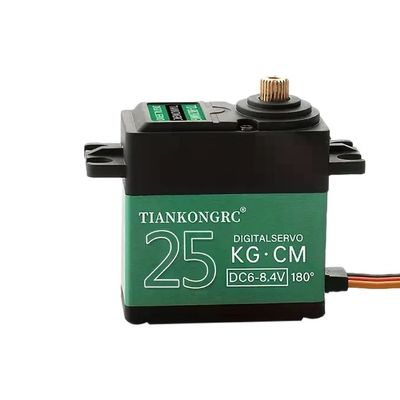 Good price TIANKONGRC TD-8825MG Digital Servo 25kg High Torque 360 Degree Continuous Rotation Angle-uncontrollable 500-2500usec Metal Gear RC Servo for Robot Gimbal Car Aircraft online