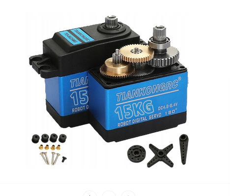 Good price TIANKONGRC TD-6615MG 15KG  4.8-8.4V Metal Gear Digital Servo Motor for RC Robot Smart Car online
