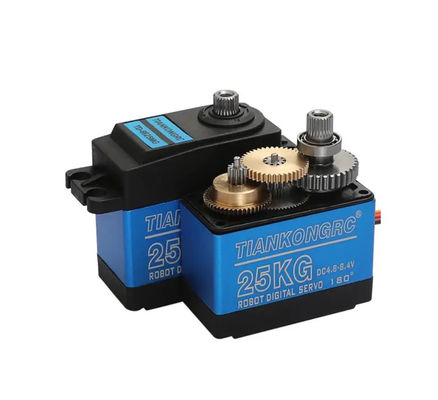 Good price TIANKONGRC TD-6625MG 25KG  4.8-8.4V Metal Gear Digital Servo Motor for RC Robot Smart Car online