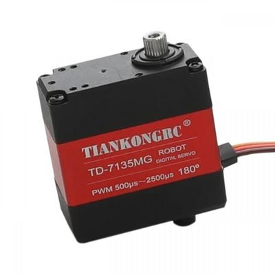 Good price TIANKONGRC 35kg TD-7135MG Metal Gear Digital Servo Motor 4.8-8.4V for RC Robot Smart Car online