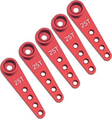Good price 25T Metal Servo Horn Extension Long RC Steering Arm Compatible with Futaba Savox Power HD HSP Himoto MG995 MG996 Servos Motor online